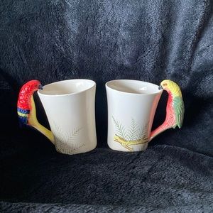 Pair of Parrot Mugs